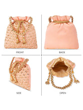 Shine On Studded Stone Potli Bag