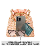Shine On Studded Stone Potli Bag