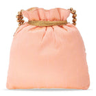 Shine On Studded Stone Potli Bag - Peach