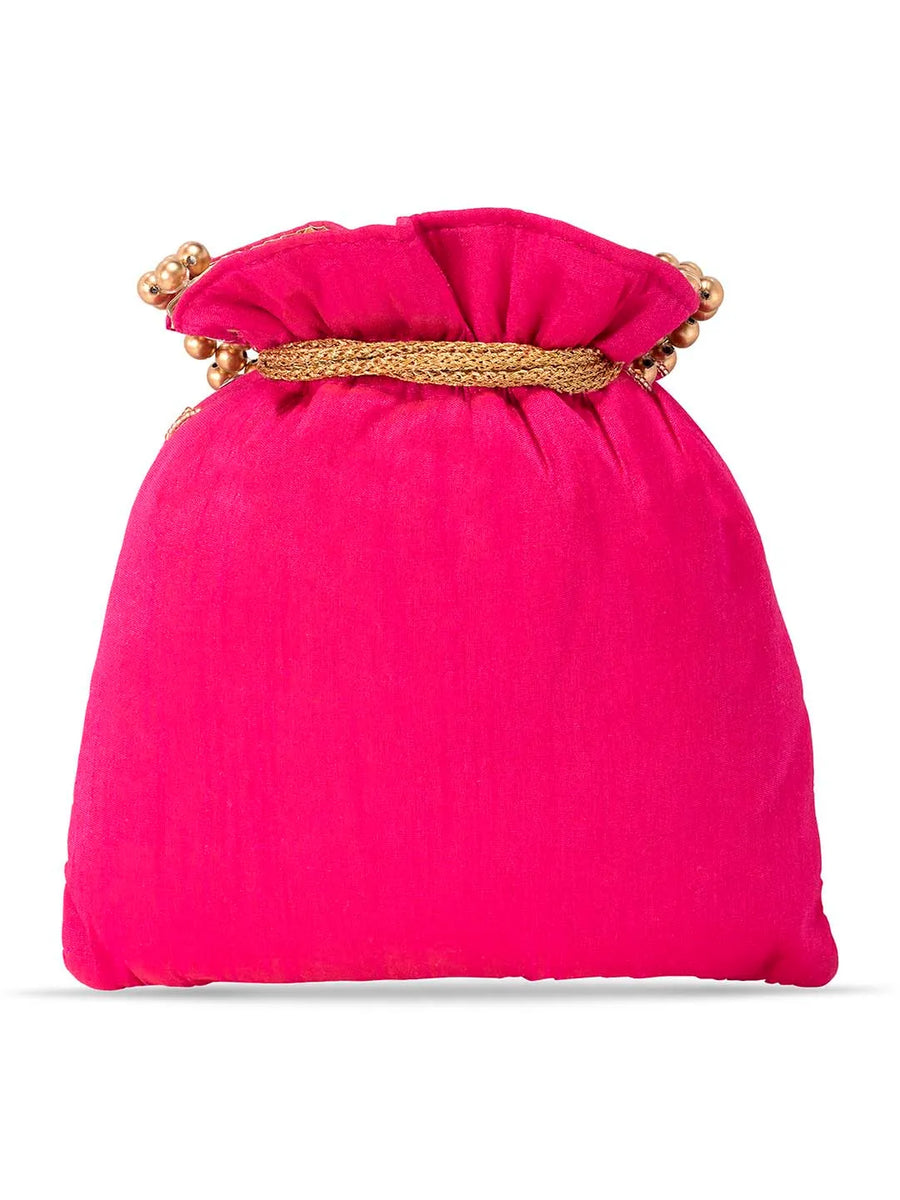Shine On Studded Stone Potli Bag