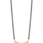 Beautiful Stylish CZ Mangalsutra Set - Gold. A set of CZ Mangalsutra jewellery and earrings, with gold plating & CZ Stones.