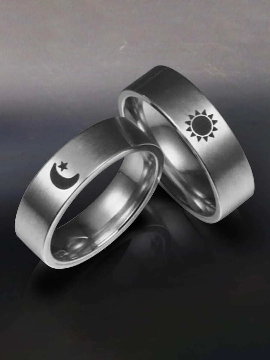 Moon Couple Rings – Romantic Matching Jewellery | Peora