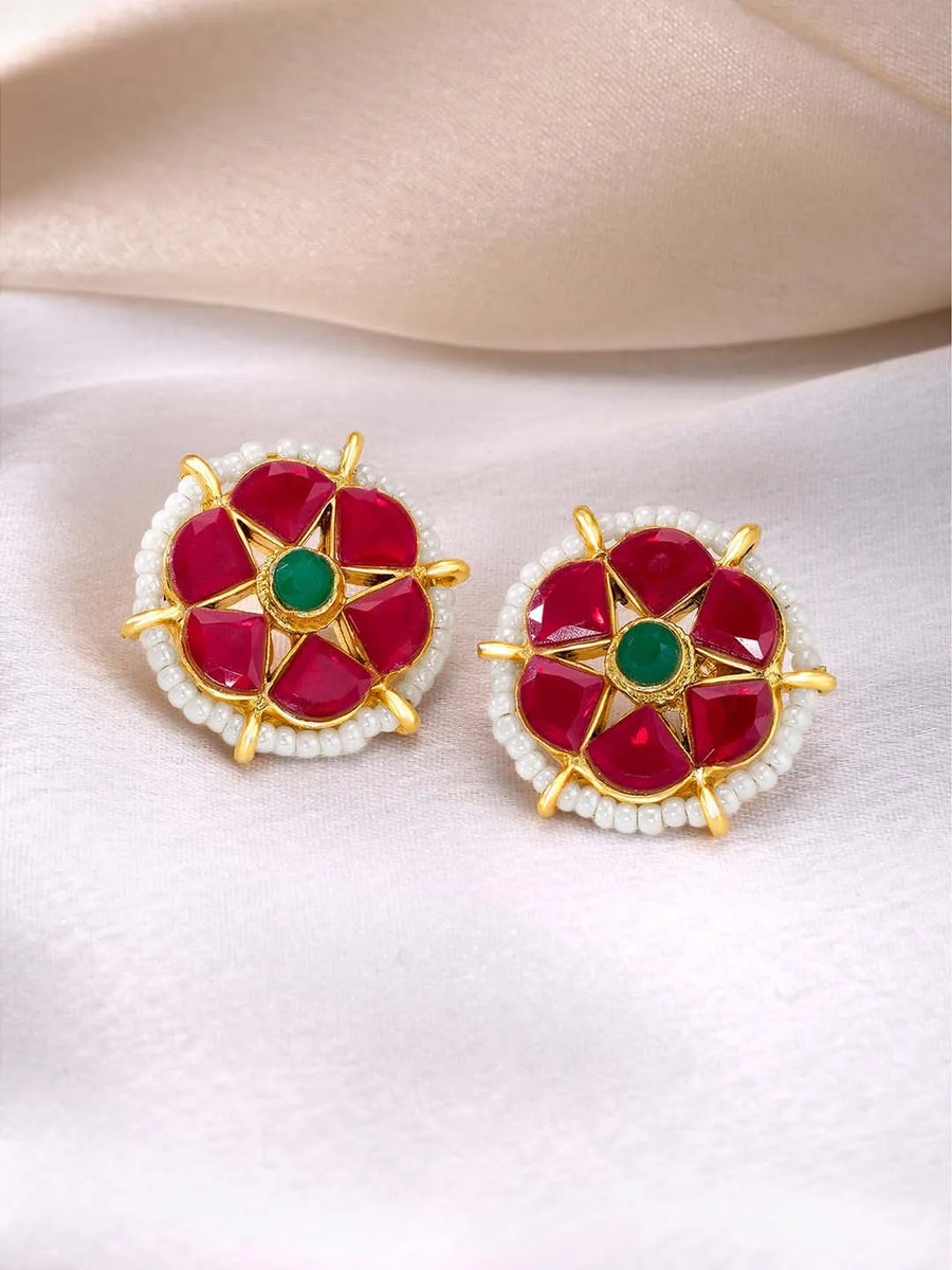 Radiance Stud Earrings | Peora Classic Everyday Jewellery


