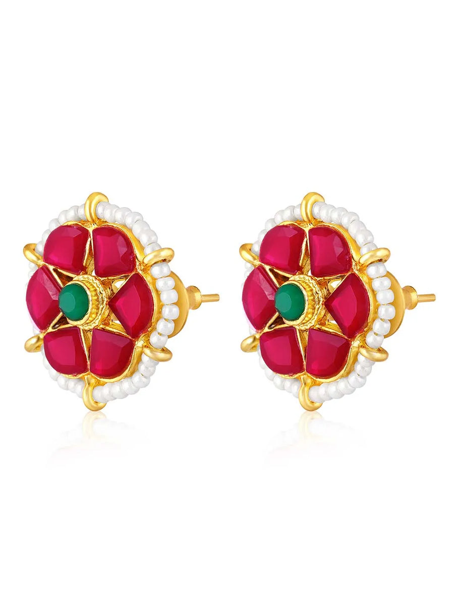 Radiance Stud Earrings | Peora Classic Everyday Jewellery


