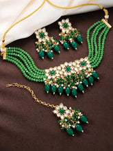 Crown Choker Set by Peora – Regal Elegance for Special Occasions