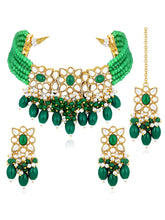 Crown Choker Set by Peora – Regal Elegance for Special Occasions