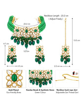 Crown Choker Set by Peora – Regal Elegance for Special Occasions