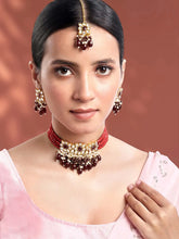 Crown Choker Set by Peora – Regal Elegance for Special Occasions