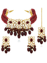 Crown Choker Set by Peora – Regal Elegance for Special Occasions