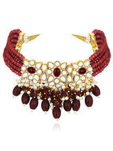 Crown Choker Set by Peora – Regal Elegance for Special Occasions
