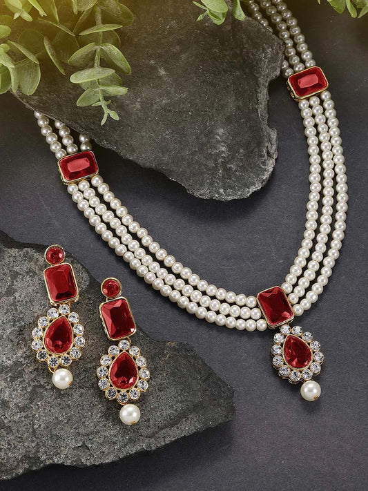 Regal Necklace Set by Peora | Royal Touch Fashion Jewellery

