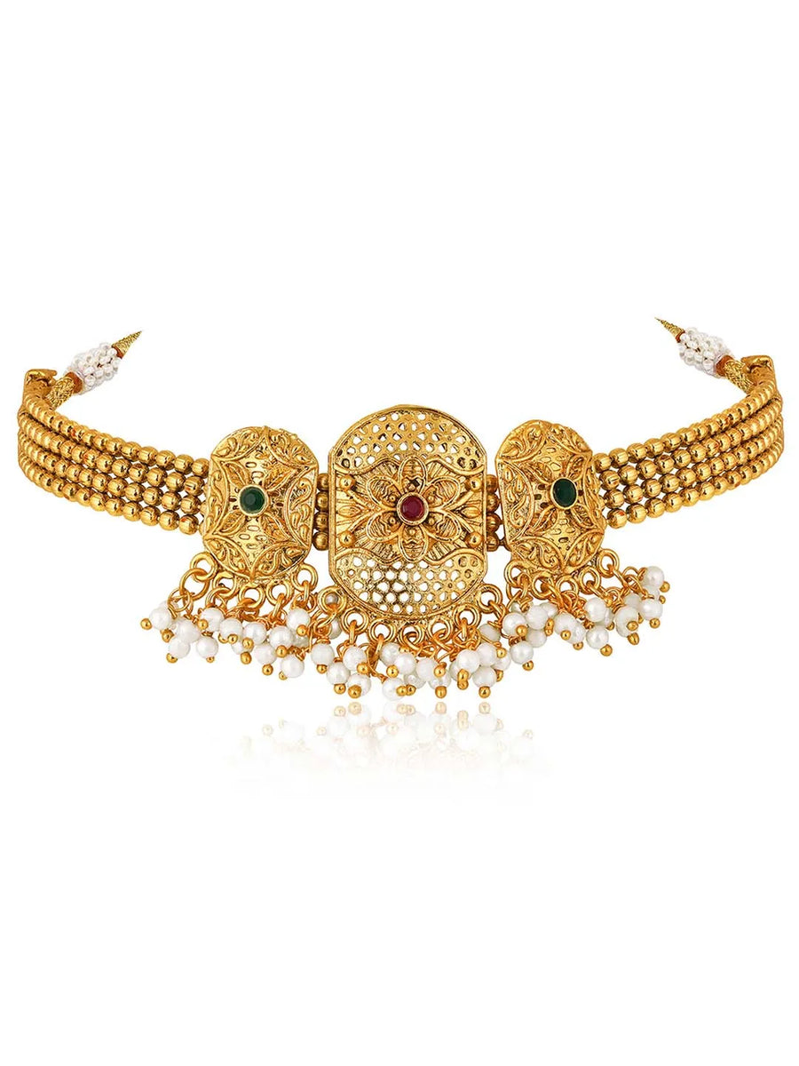 Short Necklace Set – Elegant & Lightweight Jewellery | Peora