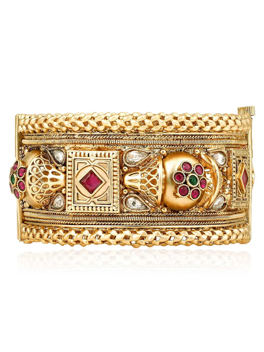 Stone Studded Kada by Peora – Radiant Fashion Jewellery

