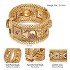 Stone Studded Kada by Peora – Radiant Fashion Jewellery

