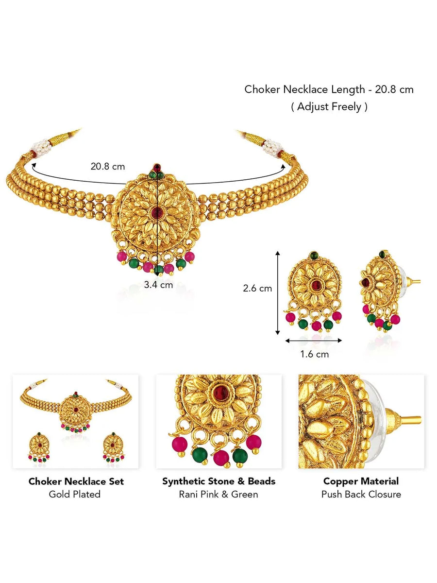 Saga Necklace Set – Premium Ethnic & Contemporary Jewellery | Peora
