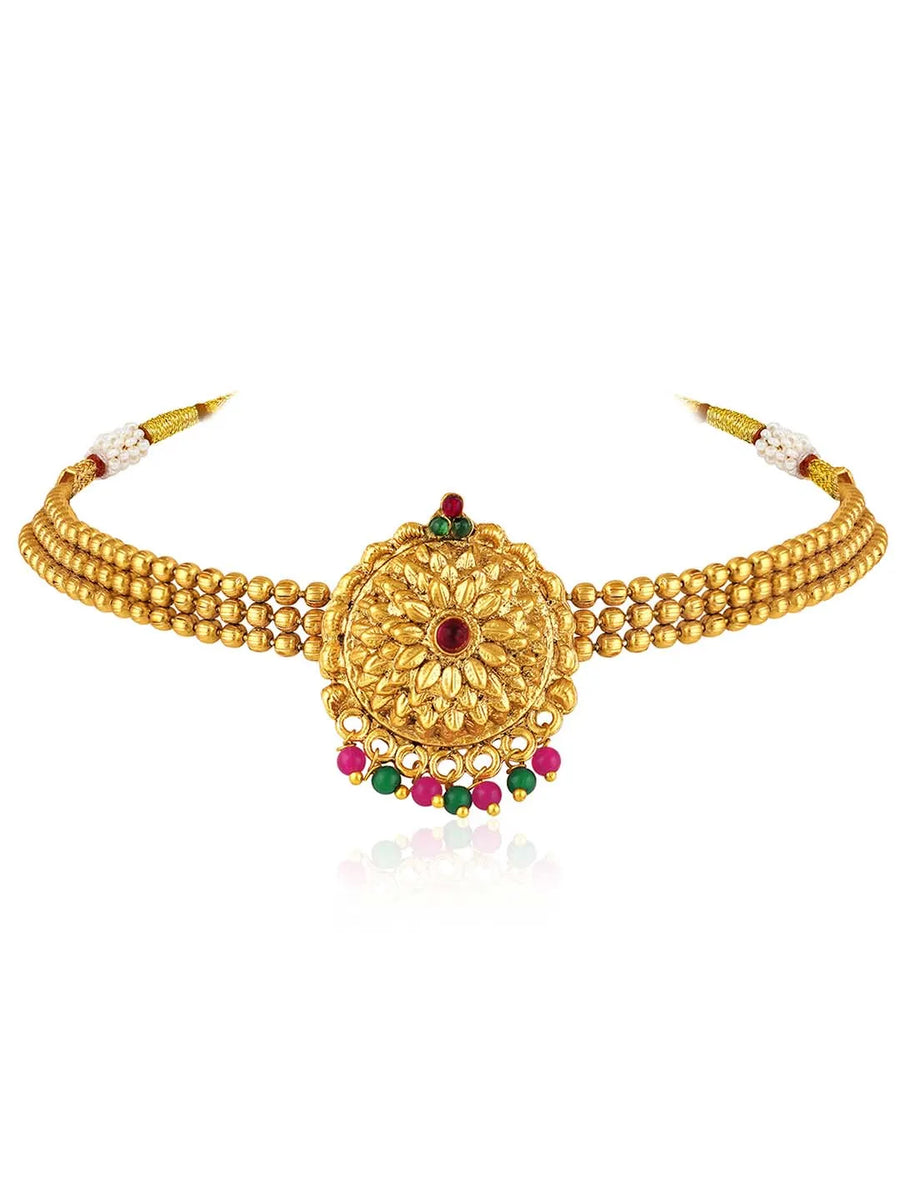 Saga Necklace Set – Premium Ethnic & Contemporary Jewellery | Peora