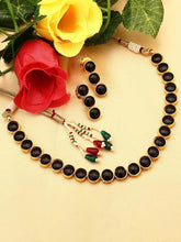 Stones Necklace Set by Peora | Elegant Stone-Studded Fashion Jewellery

