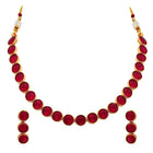 Stones Necklace Set by Peora | Elegant Stone-Studded Fashion Jewellery

