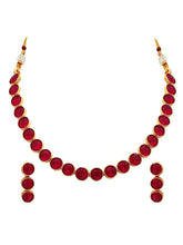 Stones Necklace Set by Peora | Elegant Stone-Studded Fashion Jewellery

