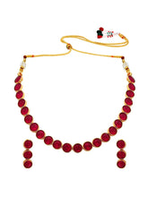 Stones Necklace Set by Peora | Elegant Stone-Studded Fashion Jewellery

