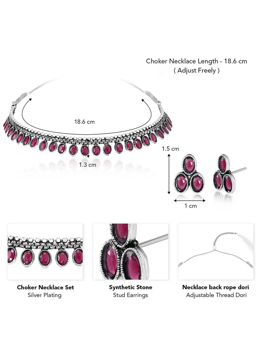 Stone Necklace Set – Elegant Handcrafted Jewellery Designs | Peora