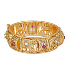 Trunk Elephant Motif Kada by Peora – Regal Traditional Jewellery

