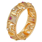 Trunk Elephant Motif Kada by Peora – Regal Traditional Jewellery

