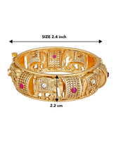 Trunk Elephant Motif Kada by Peora – Regal Traditional Jewellery

