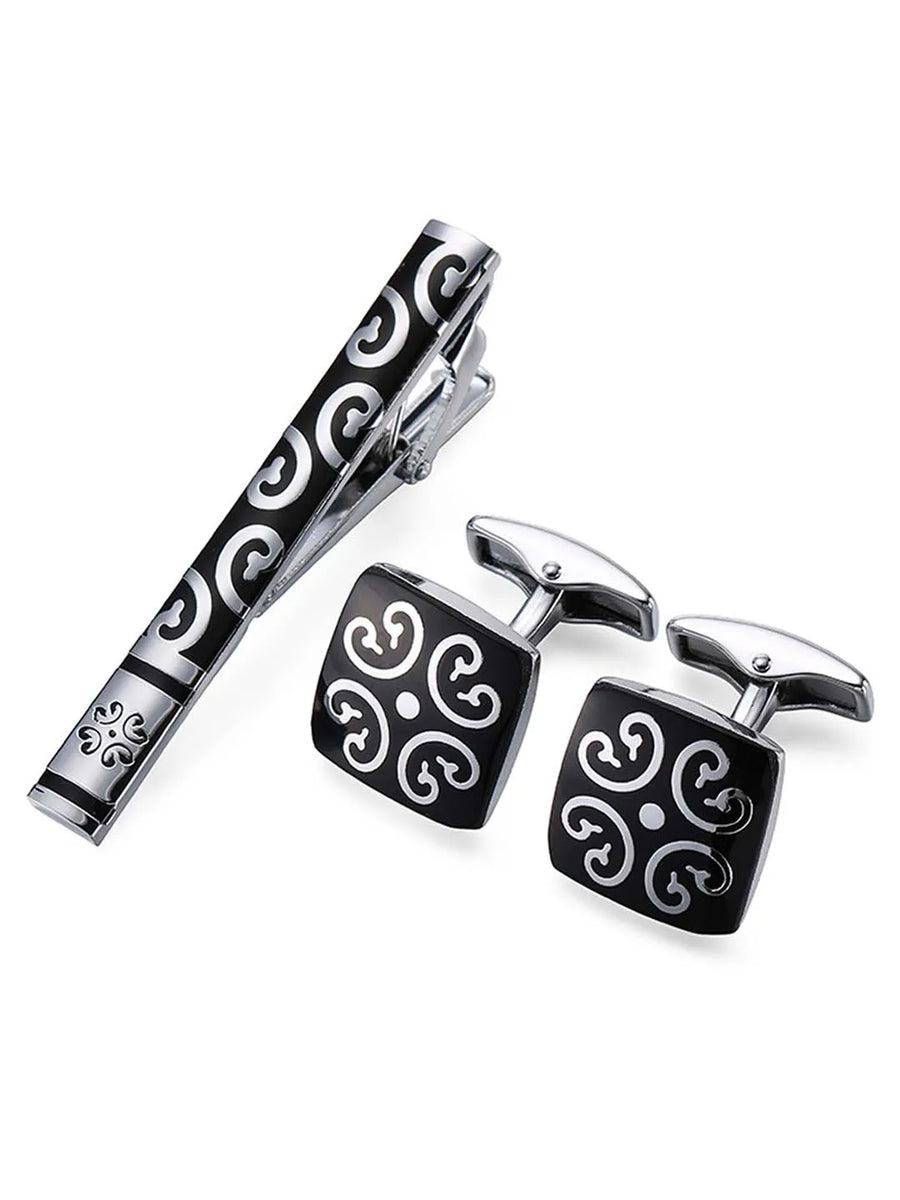 Tie Pin Cufflinks by Peora | Elegant Fashion Accessories for Men

