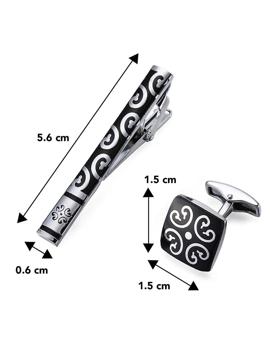 Tie Pin Cufflinks by Peora | Elegant Fashion Accessories for Men

