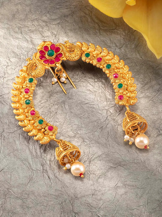 Pearl Jhumki Pins – Traditional Hair Jewellery | Peora