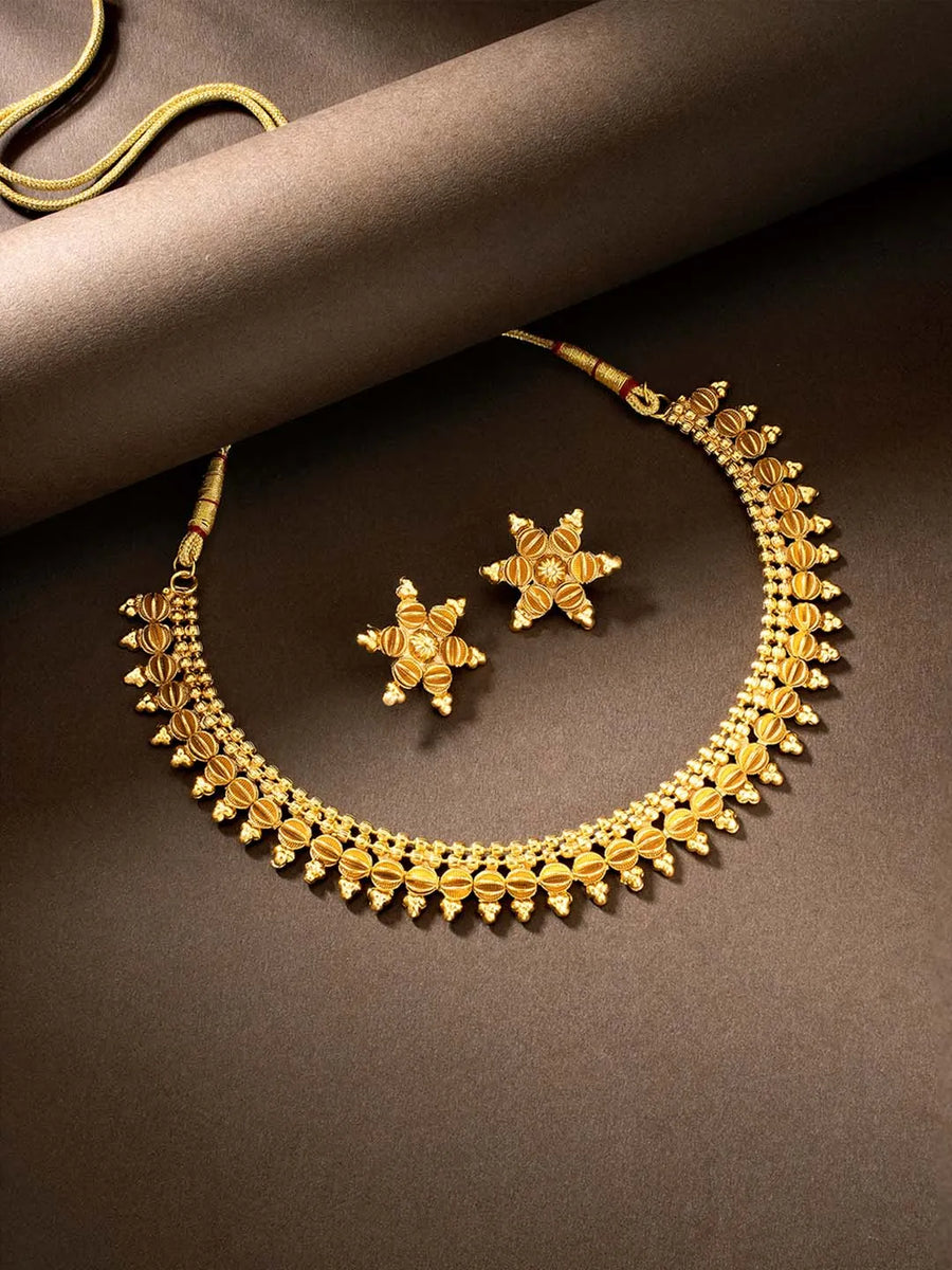 Tradition Necklace Set by Peora | Ethnic Fashion Jewellery for Women

