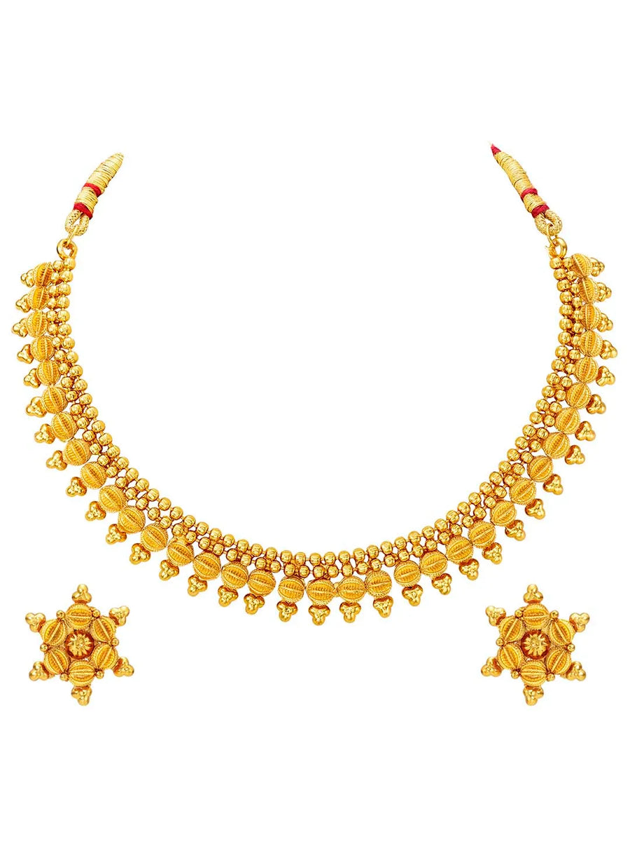Tradition Necklace Set by Peora | Ethnic Fashion Jewellery for Women

