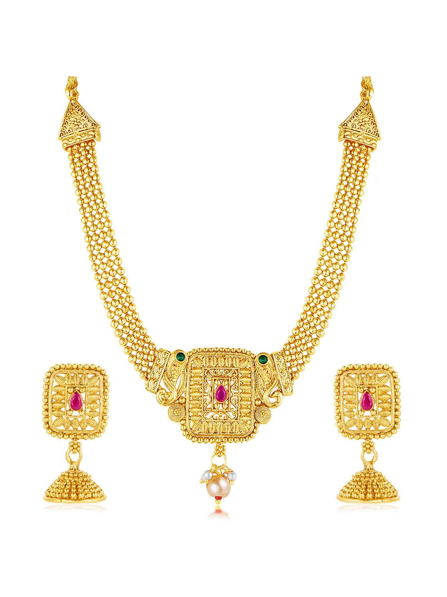 Traditional Brilliance Necklace Set