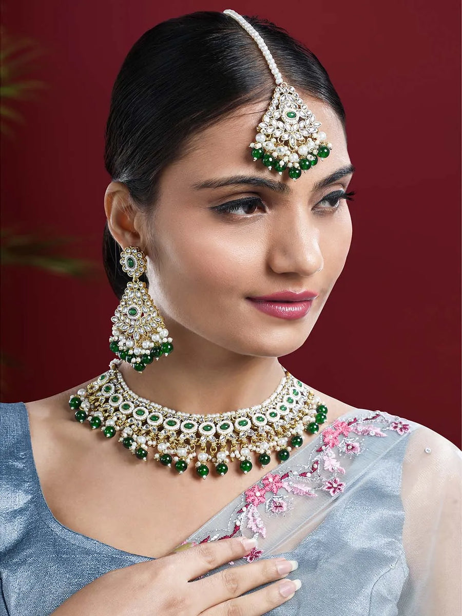Bliss Necklace Set by Peora – Elegant Sparkle for Every Occasion