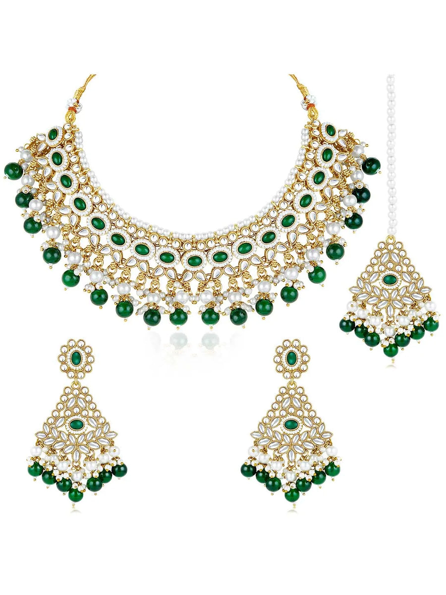 Bliss Necklace Set by Peora – Elegant Sparkle for Every Occasion