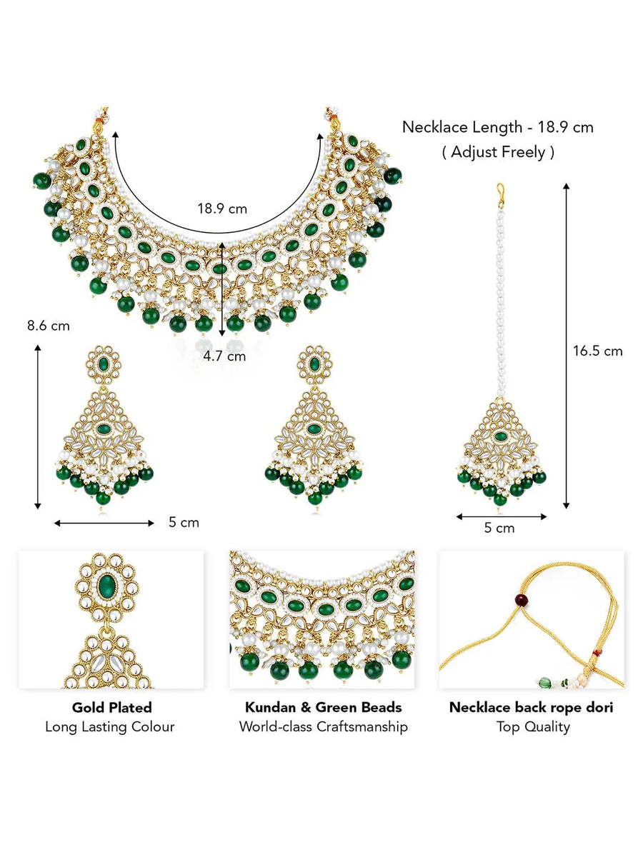 Bliss Necklace Set by Peora – Elegant Sparkle for Every Occasion