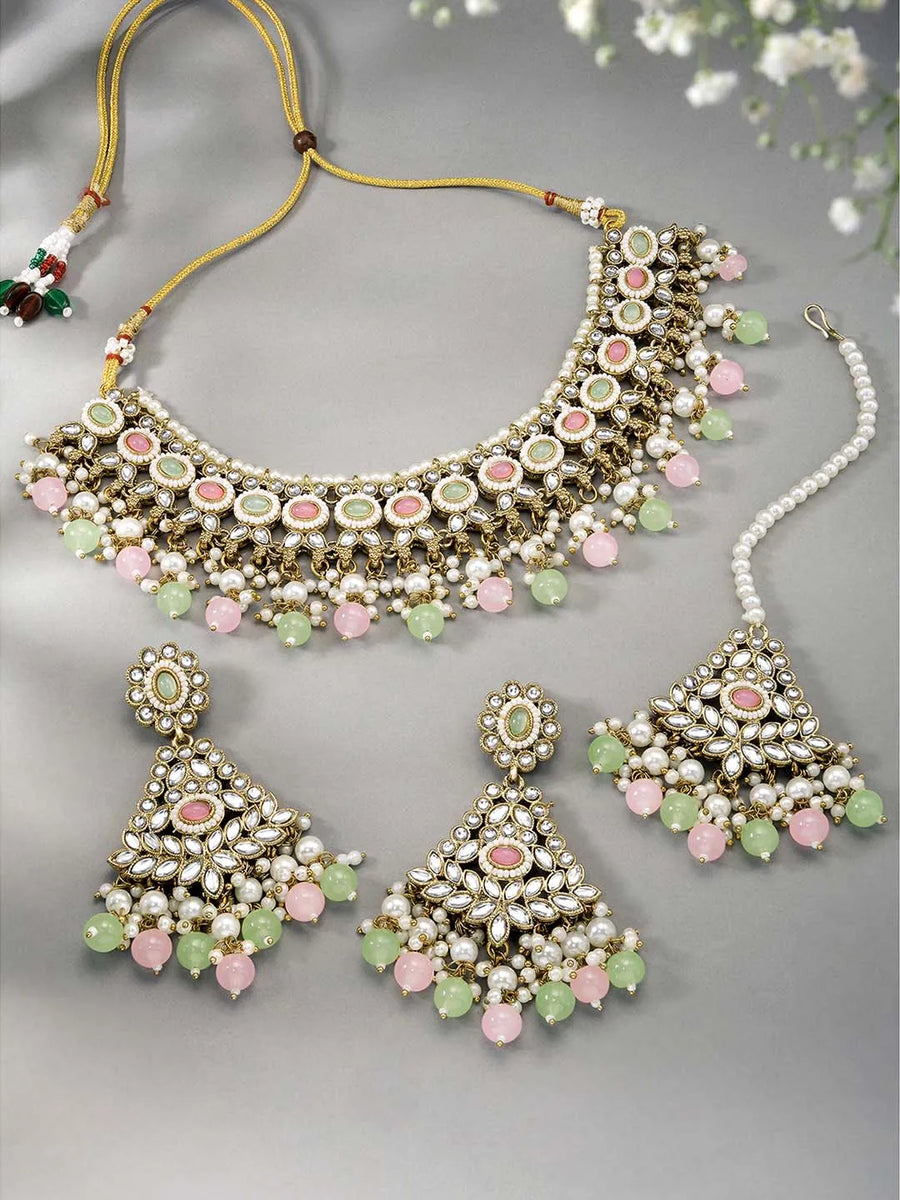 Bliss Necklace Set by Peora – Elegant Sparkle for Every Occasion