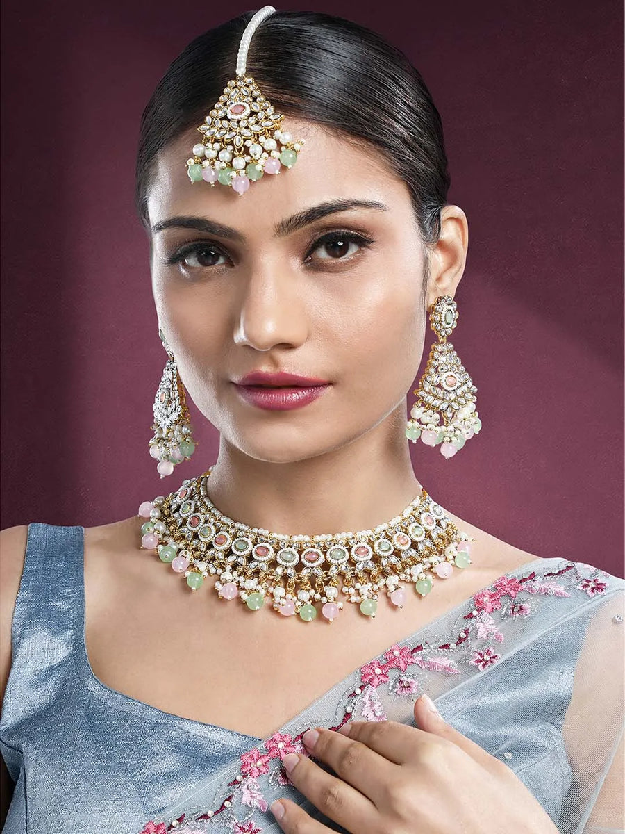 Bliss Necklace Set by Peora – Elegant Sparkle for Every Occasion