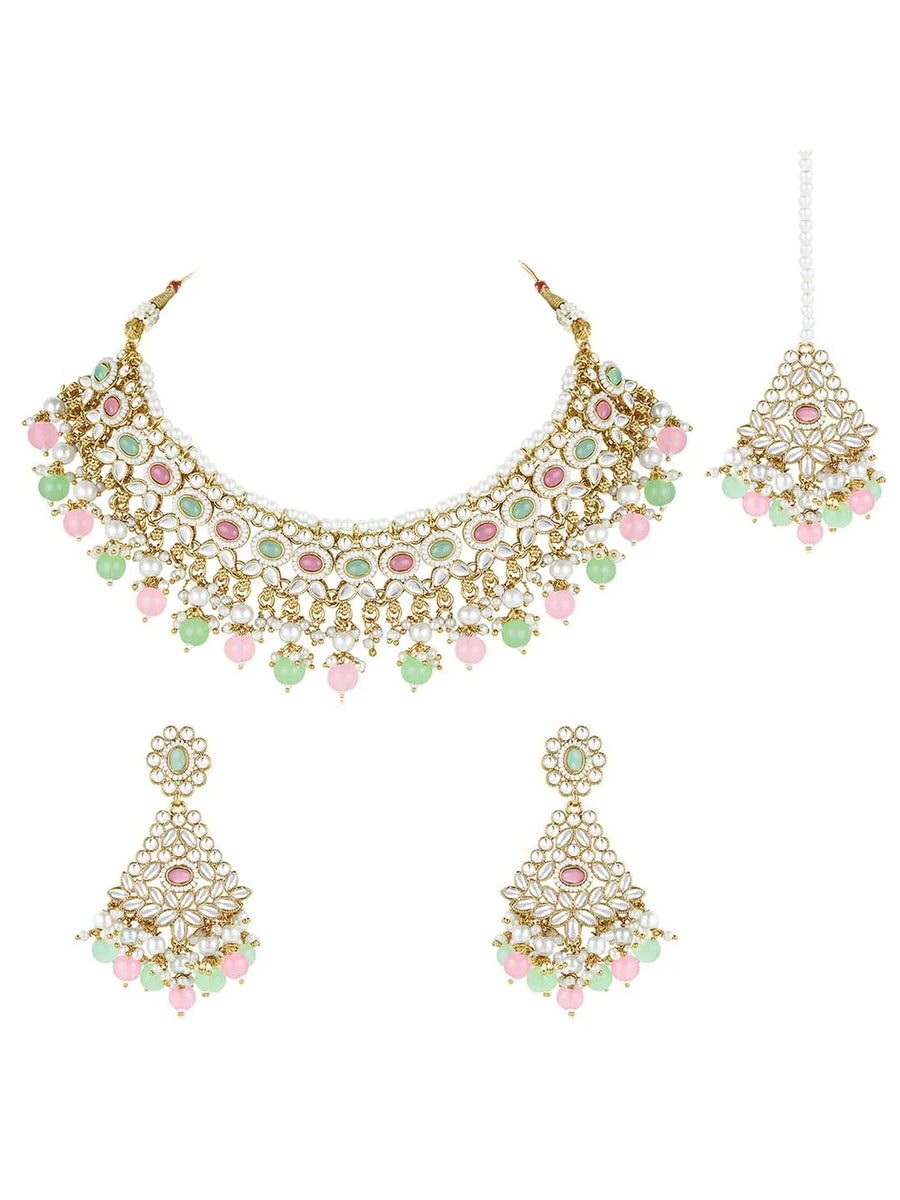 Bliss Necklace Set by Peora – Elegant Sparkle for Every Occasion