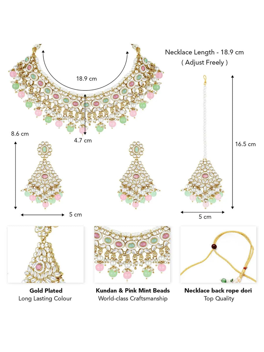 Bliss Necklace Set by Peora – Elegant Sparkle for Every Occasion