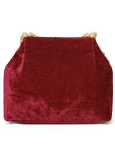 potli bag named Elegant Graceful Traditional Potli, featuring artificial beads detailing and soft 0 texture | Peora
