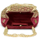 potli bag named Elegant Graceful Traditional Potli, featuring artificial beads detailing and soft 0 texture | Peora
