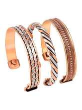 3 Metal Cuff Bracelet – Bold & Stylish Jewellery | Peora