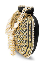 Sequin Potli Bag by Peora | Sparkling Ethnic Fashion Accessory

