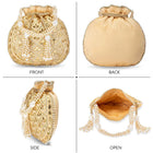 Sequin Potli Bag by Peora | Sparkling Ethnic Fashion Accessory

