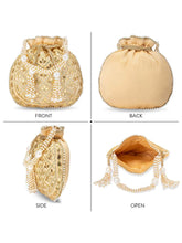 Sequin Potli Bag by Peora | Sparkling Ethnic Fashion Accessory

