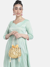 Sequin Potli Bag by Peora | Sparkling Ethnic Fashion Accessory

