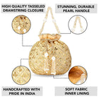 Sequin Potli Bag by Peora | Sparkling Ethnic Fashion Accessory

