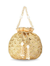 Sequin Potli Bag by Peora | Sparkling Ethnic Fashion Accessory


